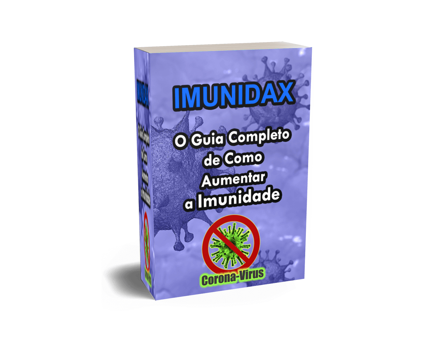 Capa tipo livro Imunidax - corona